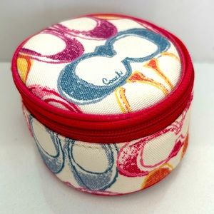 Coach Multicolored Travel Jewelry Pouch